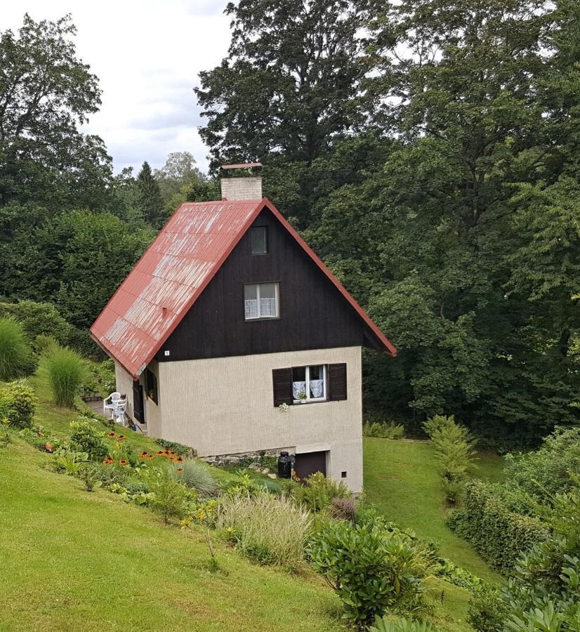 Chata U Koupaliste Chřibská Exteriör bild